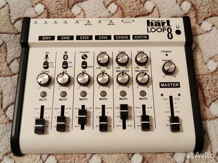 Микшерный пульт loop8 multi 8-chanel audio mixer