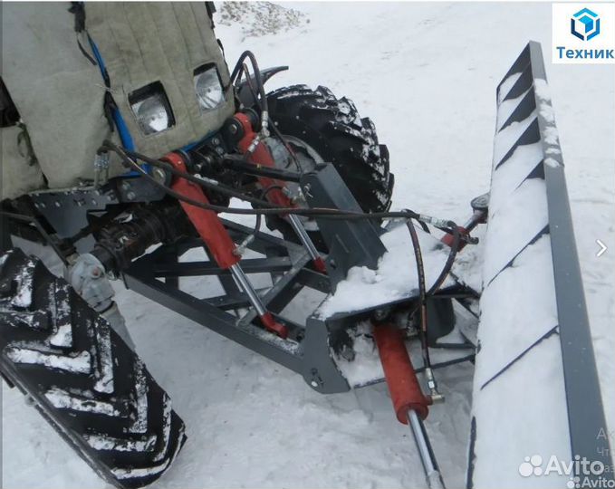 Снежный отвал для мотоблоков НЕВА, Угра, Ока, с резинкой и удлиненной рукояткой, MBK0015145