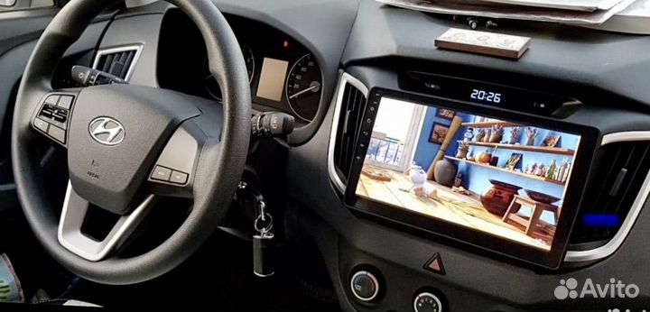 Магнитола 2 din android на hyundai creta