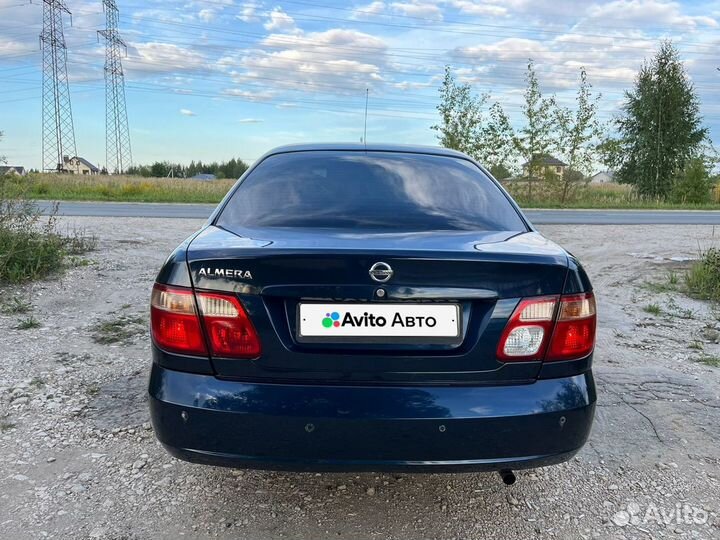 Nissan Almera 1.5 МТ, 2005, 216 300 км