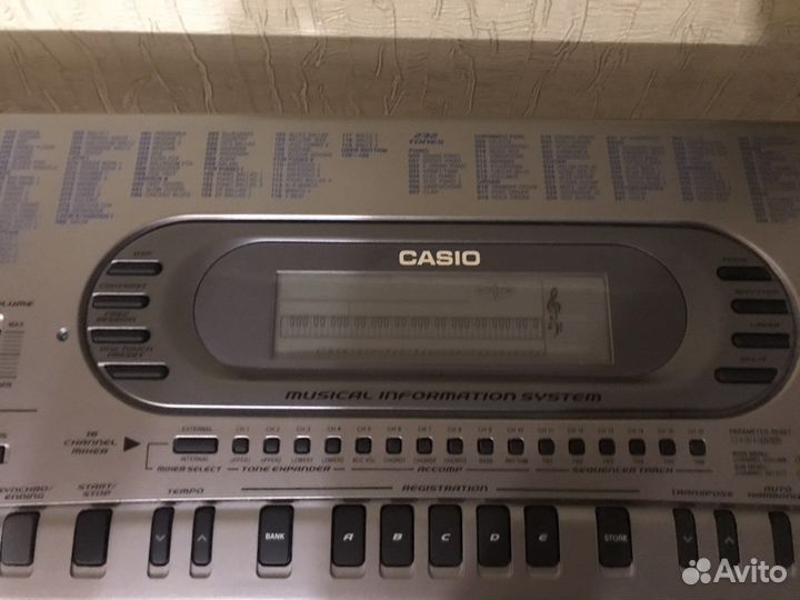 Синтезатор casio wk 1800