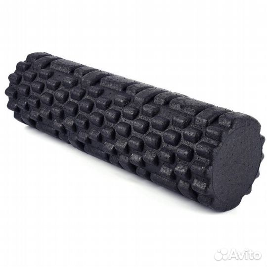 Ролик для Йоги полнотелый 45х14см черный