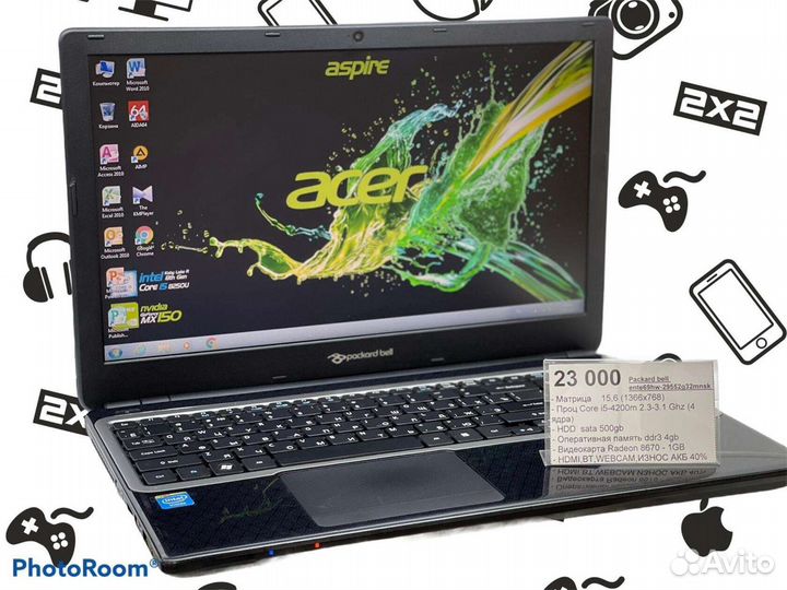 Ноутбук Packard bell на мощном Core i5-4200m