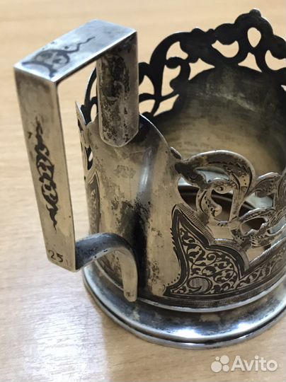 Подстаканник серебро СССР