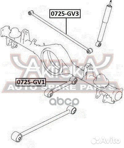 Тяга задняя продольная верхняя grand vitara 199