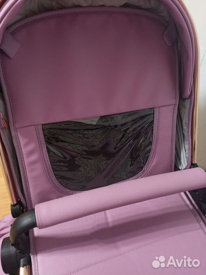 Детские коляски 3 в 1 из эко кожи luxmom 608
