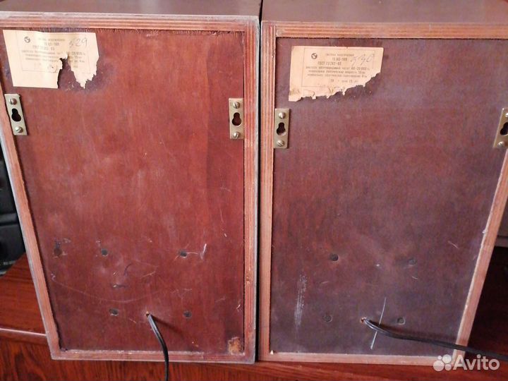 Акустические колонки СССР вега 15ас109