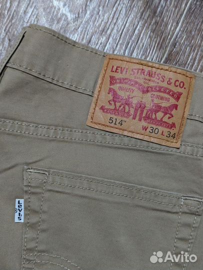 Джинсы Брюки Levi's 514 30/34 S