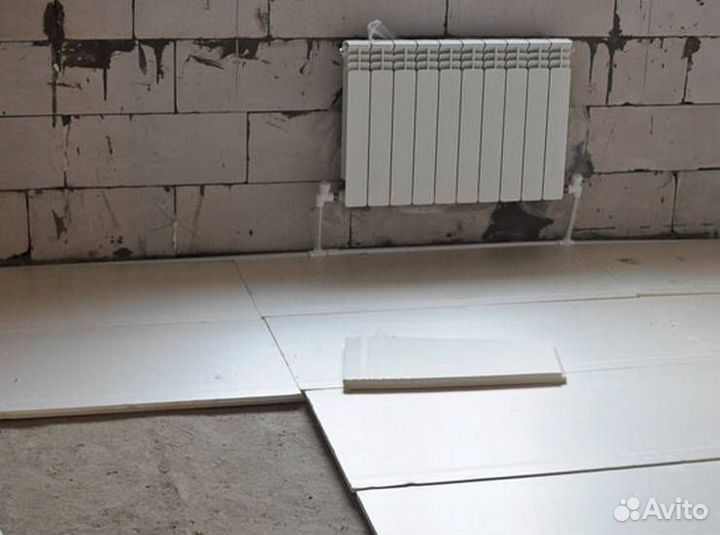 Утеплитель в стяжку пола