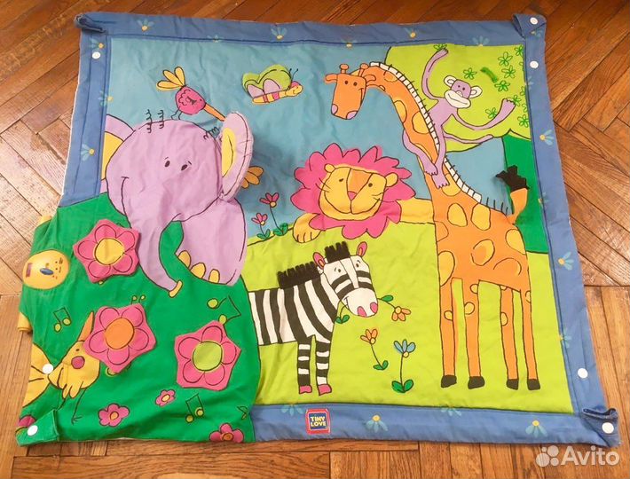 Музыкально-световой коврик развивающий игр