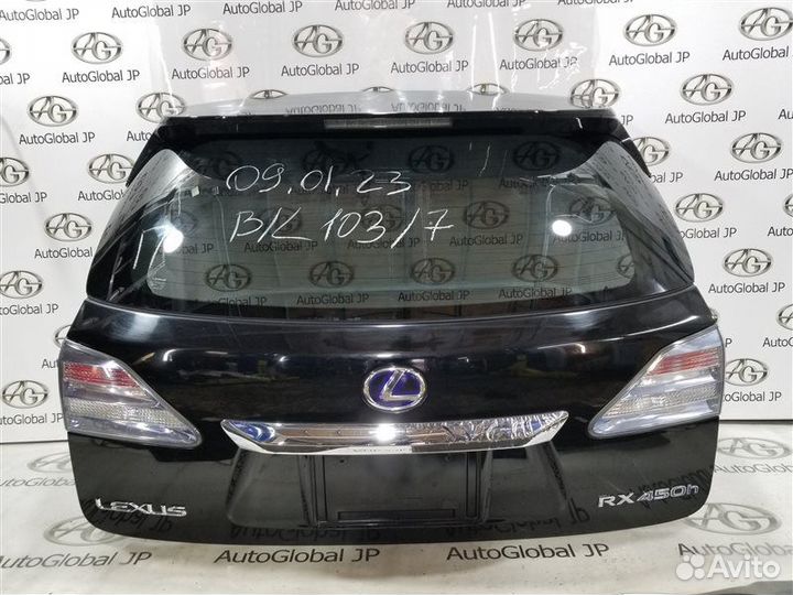 Крышка багажника Lexus RX270/RX350/RX450h