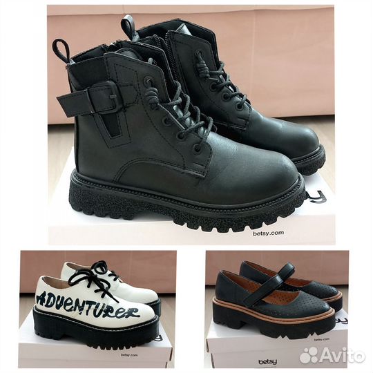 Ботинки туфли для девочки