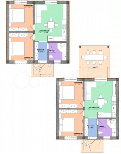 Дом 67 м² на участке 10 сот.