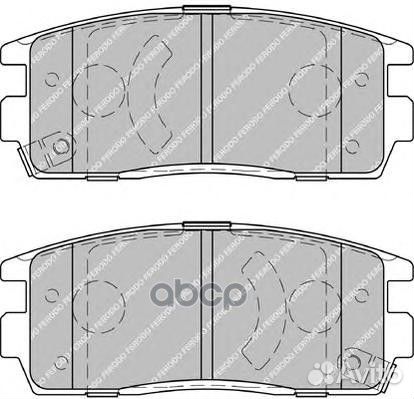 Колодки тормозные зад hyundai terracan