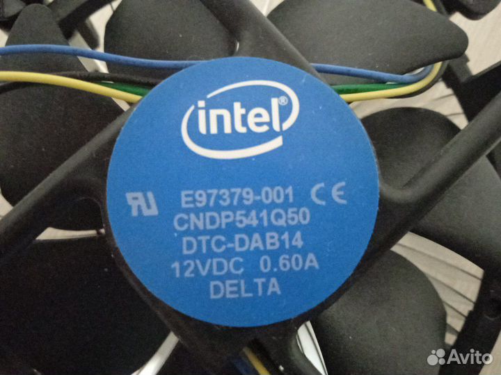 Кулер процеccорный intel