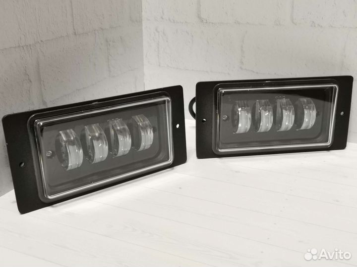 Яркие светодиодные LED птф ваз 2114 2110