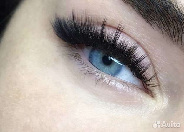 Наращивание ресниц на дому