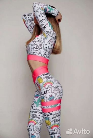 Новый костюм для фитнеса Cartoon