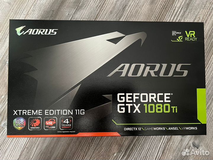 Видеокарта Gygabyte Aorus 1080ti
