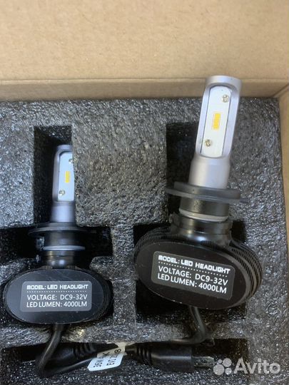 Led лампы цоколь Н7 4300 К