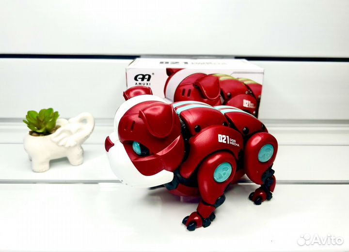 Собака-робот Бульдог Интерактивная игрушка