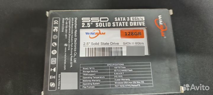 Walram SSD диск 128gb