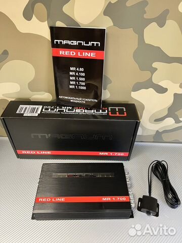 Моноблок усилитель Magnum Red Line 1.700(D), 700Вт