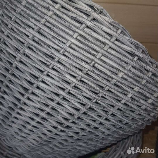 Кашпо из искусственного ротанга 20л