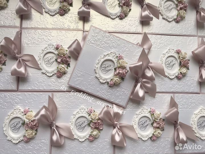 Пригласительные на свадьбу «Нежность»