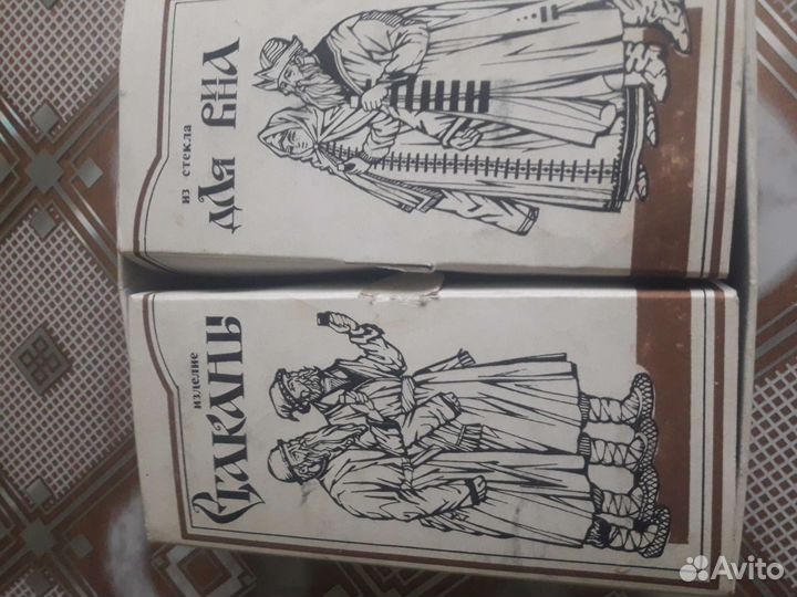 Набор Стопочек с цветочками