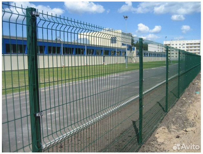 Забор из 3D панелей