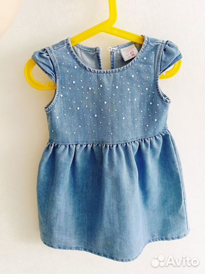 Джинсовое платье для девочки