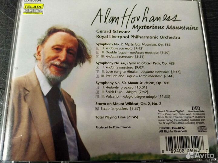 Alan Hovhaness Mysterious Mountains cd telarc