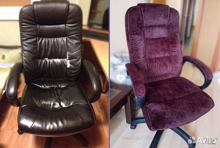 Перетяжка мягкой мебели