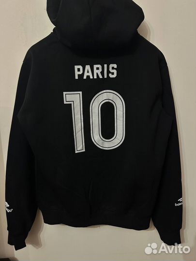 Зип худи Balenciaga Paris Soccer SS24