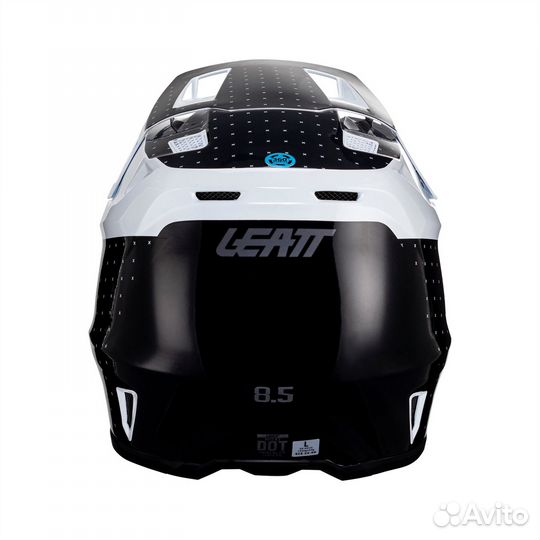 Кроссовый шлем Leatt Moto 8.5 Helmet Kit, Black/W