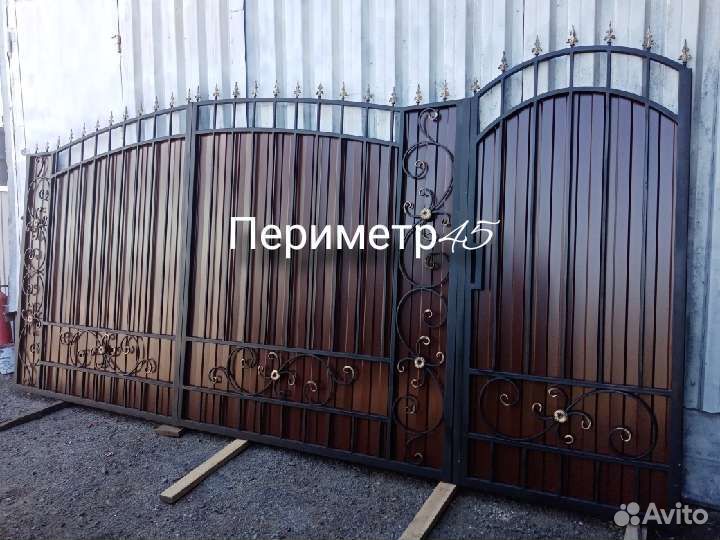 Ворота кованые