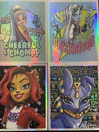 Panini Monster High 2024 наклейки 70 шт