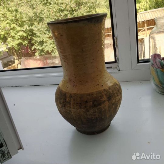Бочонок керамический и крынка