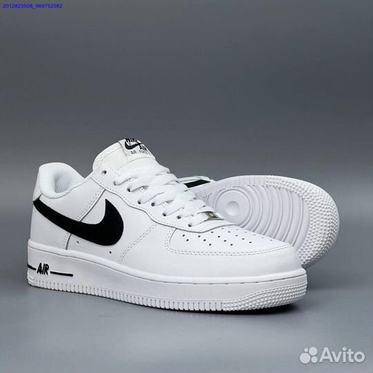 Nike Air Force 1 Black&White (Арт.21695)