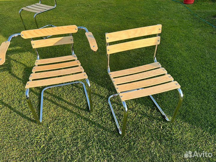 Стулья хром новые