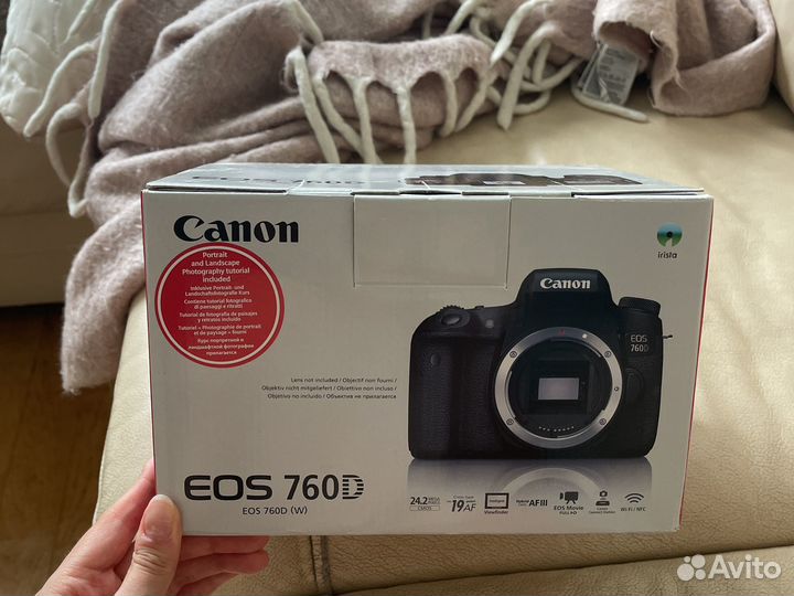 Зеркальный фотоаппарат canon eos 760D