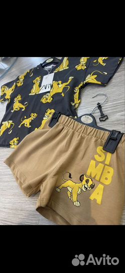 Костюм шорты и футболка