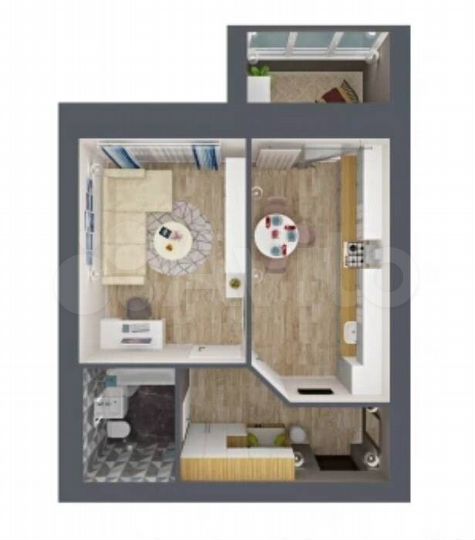 1-к. квартира, 41,9 м², 2/10 эт.