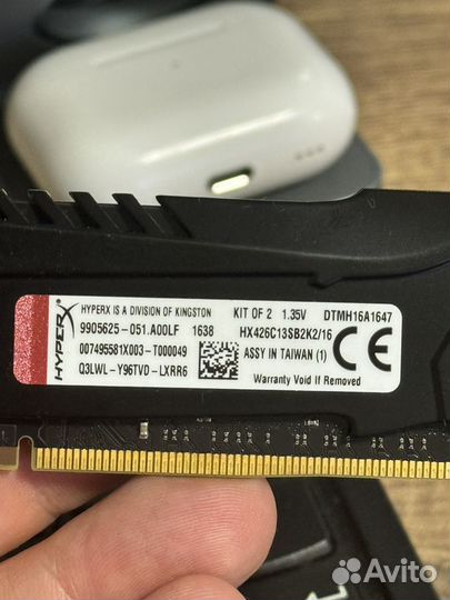 Оперативная память ddr4 2x8gb 2666