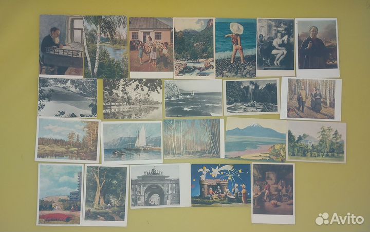 Открытки СССР 40-х - 70-х годов. Старинные