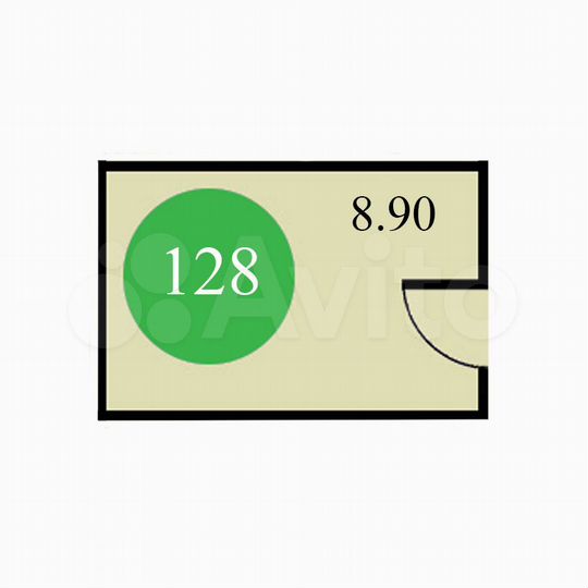Помещение свободного назначения, 8.9 м²
