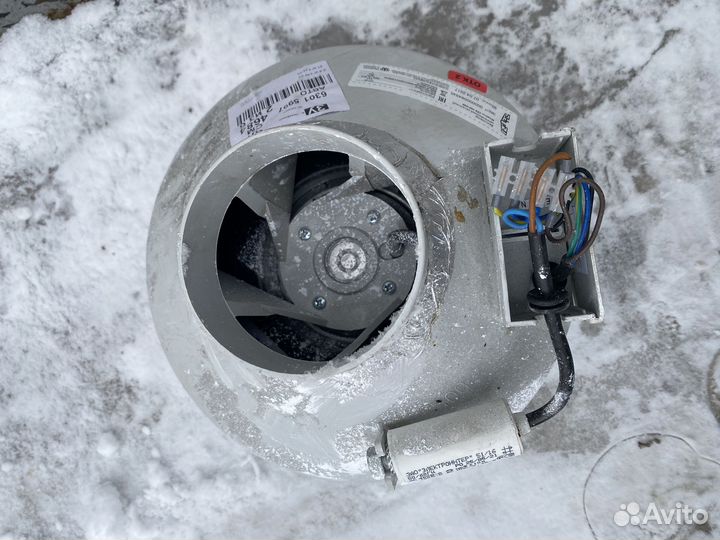 Канальный вентилятор 100 б/у