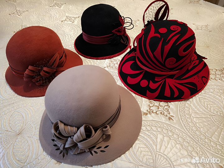 Шляпы женские новые и б/у