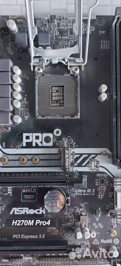 Материнская плата asrock h270m pro4